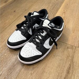 Women’s Nike Dunk Low Panda Black White -  Size 9 - WORN ONCE!